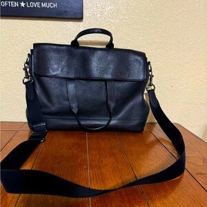 Black coach tote bag